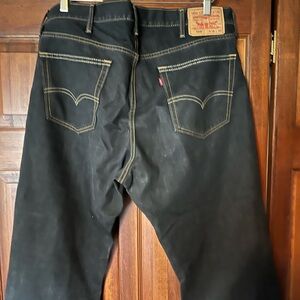 Levi's Men's Relaxed Black Jeans